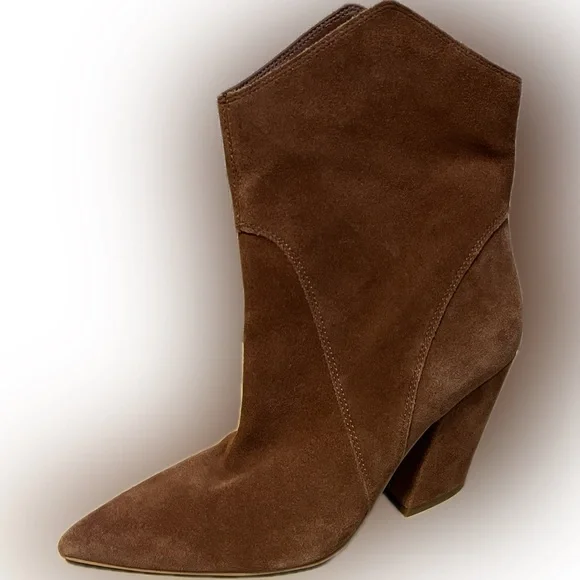 Dolce Vita Nestly Western Suede Mid-Calf Boots size 6.5 - Picture 1 of 11
